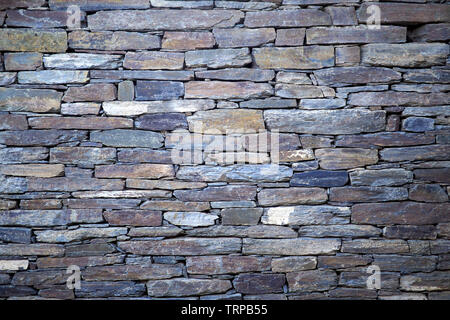 Abstract rock wall detail, stonework Stock Photo