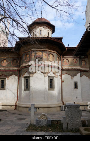 Stavropoleos Monastery, Bucharest, Romania. Stock Photo