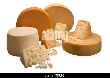 Italian Cheeses Stock Photo