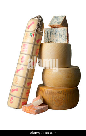 Italian Cheeses Stock Photo