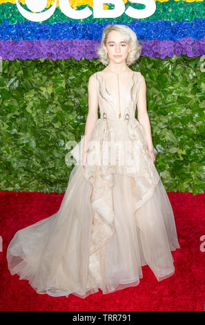 Sophia Ann Caruso attends the 2019 “Tony Awards”, The Antoinette Perry