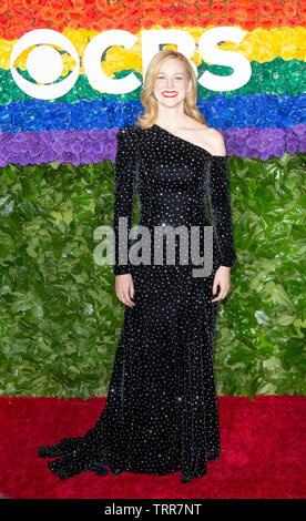 New York, NY - June 9, 2019: Laura Linney attends the 73rd annual Tony Awards at Radio City Music Hall Stock Photo