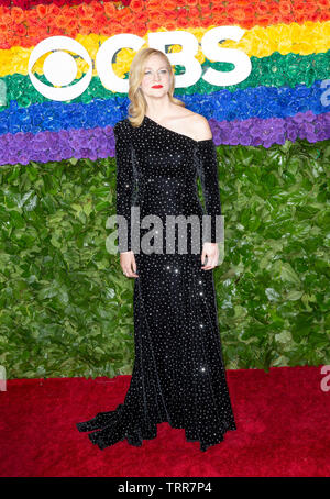 New York, NY - June 9, 2019: Laura Linney attends the 73rd annual Tony Awards at Radio City Music Hall Stock Photo