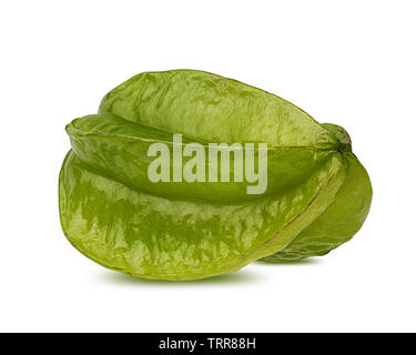 Carambole on white background Stock Photo