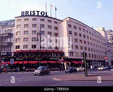 The Kempinski Hotel Bristol in Kurfuerstenstrasse, Berlin, Germany. Stock Photo