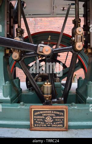 Bolton Steam Museum, Lancashire, UK Stock Photo