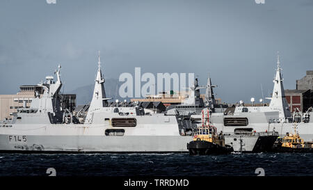 SAS Amatola Valour Class Frigate of The South African Navy in Cape Town ...