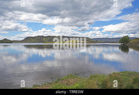 Loch Tarff - From the Roadside, Inverness to Fort Augustus (B862) Stock Photo