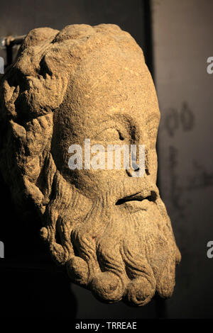 Spain, Galicia, Santiago de Compostela, Cathedral, interior, statue, Stock Photo