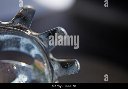 close up of pasta ladle Stock Photo