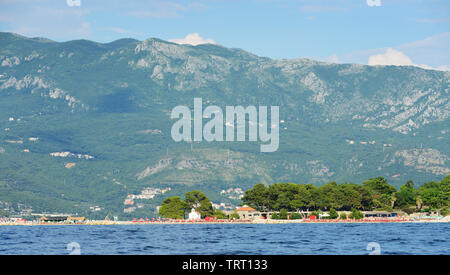 Sveti Nikola Island near Budva, Montenegro. Stock Photo