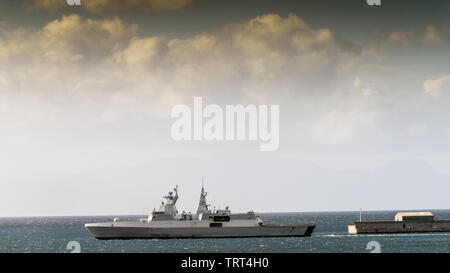 SAS Amatola Valour Class Frigate of The South African Navy in Cape Town ...