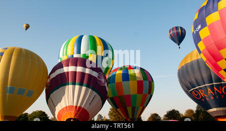 Wisborough Green Balloon Festival in September 2018 Stock Photo