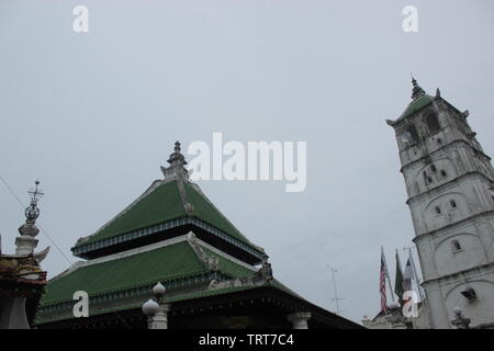 Kampung Kling Mosque, Malacca, Malaysia Stock Photo