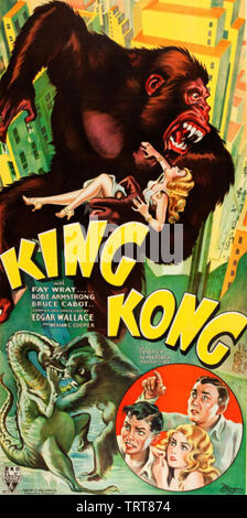 KING KONG 1933 Radio Pictures film with Fay Wray Stock Photo