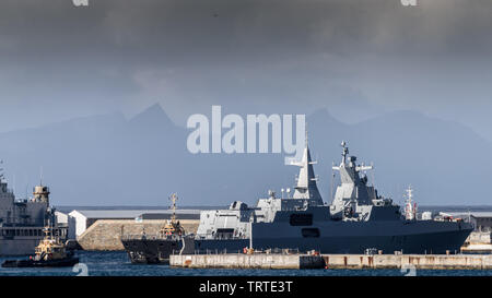 SAS Amatola Valour Class Frigate of The South African Navy in Cape Town ...