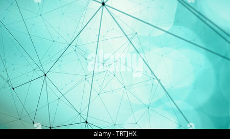 Connecting the dots abstract circles backgrounds Stock Photo