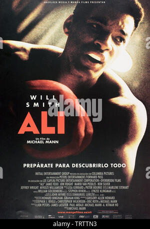 ALI 2001 Columbia Pictures film with Will Smith as boxer Muhammad Ali ...