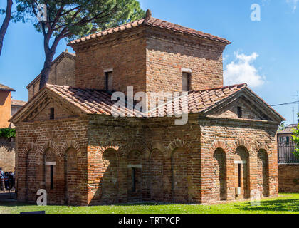 Mausoleum of Galla Placidia, AD450, Ravenna, Emilia-Romagna, Italy Stock Photo