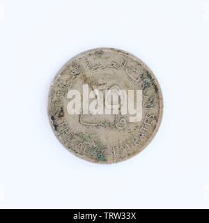 United Arab Emirates 25 Fils Coin Stock Photo