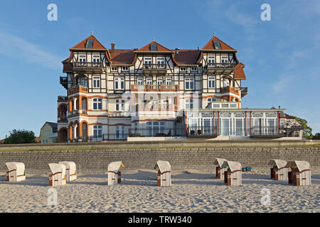 beach hotel, Kuehlungsborn West, Mecklenburg-West Pomerania, Germany Stock Photo