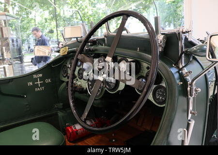 Jack Barclay Bentley Hosts James Bond Exhibition ; Including Two of the First Bond Cars from 11 June - 16 June in Mayfair , London ,UK Stock Photo