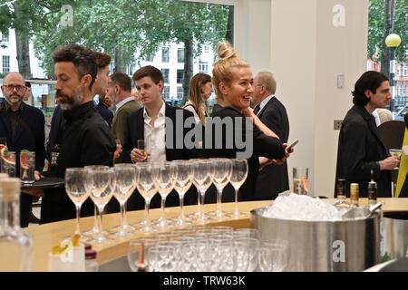 Jack Barclay Bentley Hosts James Bond Exhibition ; Including Two of the First Bond Cars from 11 June - 16 June in Mayfair , London ,UK Stock Photo