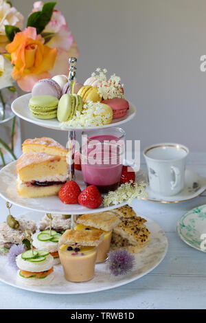 Traditional english afternoon tea Stock Photo