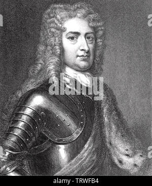 JOHN CHURCHILL, 1st Duke of Marlborough (1650-1722) English soldier and statesman Stock Photo