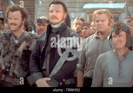 LIAM NEESON , JOHN C. REILLY and BRENDAN GLEESON in GANGS OF NEW YORK (2002). Copyright: Editorial use only. No merchandising or book covers. This is a publicly distributed handout. Access rights only, no license of copyright provided. Only to be reproduced in conjunction with promotion of this film. Credit: MIRAMAX / Album Stock Photo