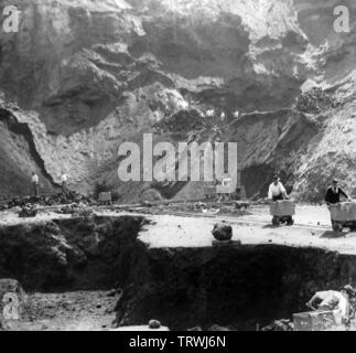 Mount Bischoff Tin Mine, Tasmania Stock Photo