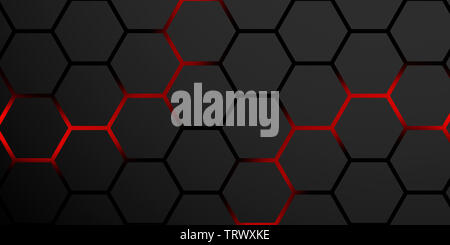 black carbon fiber structure - Illustration Stock Photo