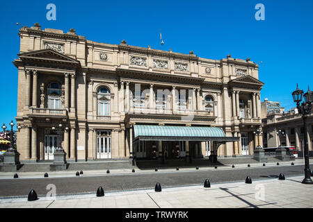 Teatro Colon is the main opera house and historical monument in Buenos Aires, Argentina. It is one of the ten best opera houses in the world. Stock Photo