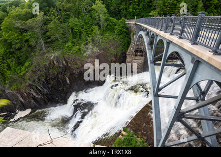 Croton Gorge Park and New Croton Dam, Croton-on-Hudson, New York, USA Stock Photo