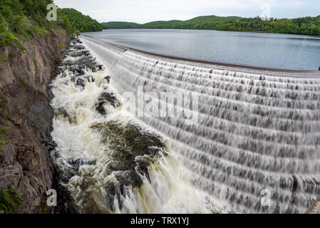 Croton Gorge Park and New Croton Dam, Croton-on-Hudson, New York, USA Stock Photo