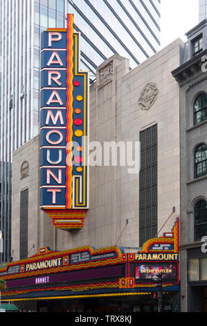 Paramount theatre Boston MA Stock Photo