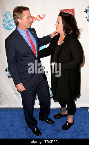 New York, USA. 13 April, 2008. Robert F. Kennedy, Jr., Rosie O'Donnell at Comedy Central's Night of Too Many Stars hosted by Jon Stewart at The Beacon Theater. Credit: Steve Mack/Alamy Stock Photo