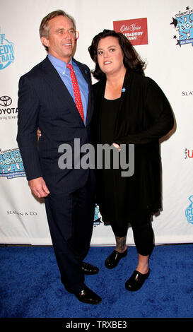 New York, USA. 13 April, 2008. Robert F. Kennedy, Jr., Rosie O'Donnell at Comedy Central's Night of Too Many Stars hosted by Jon Stewart at The Beacon Theater. Credit: Steve Mack/Alamy Stock Photo