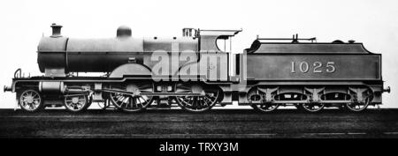 Midland Railway '1000 class' locomotive, probably 1920s Stock Photo