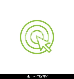 Website clicks icon ; pointer icon - unscrupulously acquiring website clicks Stock Vector