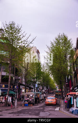 Seoul, Korea, 2nd, May, 2013. Street view of Seoul. It’s the capital and largest metropolis of South Korea. Stock Photo