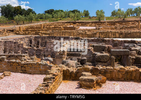 The Roman city of Cáparra, Ambroz Valley, Cáceres, Extremadura, Spain, Europe Stock Photo