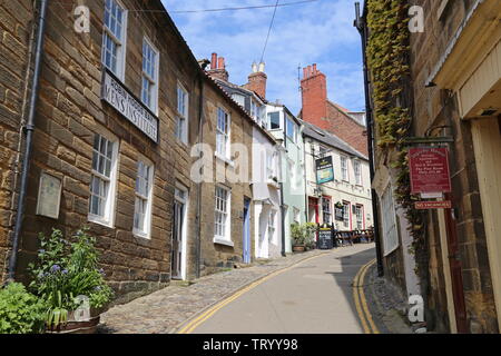 Mens Institute, King Street, Robin Hood's Bay, Borough of Scarborough, North Yorkshire, England, Great Britain, United Kingdom, UK, Europe Stock Photo