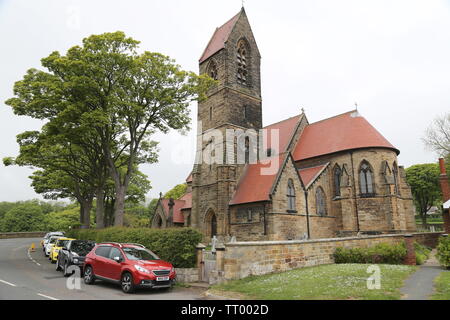 St Stephen's Church, Thorpe Lane, Robin Hood's Bay, Borough of Scarborough, North Yorkshire, England, Great Britain, United Kingdom, UK, Europe Stock Photo