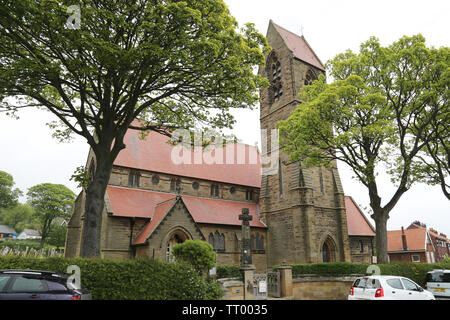 St Stephen's Church, Thorpe Lane, Robin Hood's Bay, Borough of Scarborough, North Yorkshire, England, Great Britain, United Kingdom, UK, Europe Stock Photo