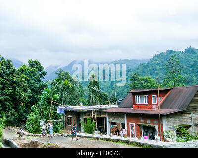 Rocky Island village, Jhalong Camp, Suntalekhola (Samsing), Kalimpong, West Bengal, India Located near Neora Valley national park popular for nature w Stock Photo