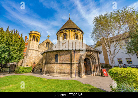 CAMBRIDGE, UNITED KINGDOM - APRIL 18: This is the Church of the Holy Sepulchre, also known as the Round Church, a famous travel destination and religi Stock Photo