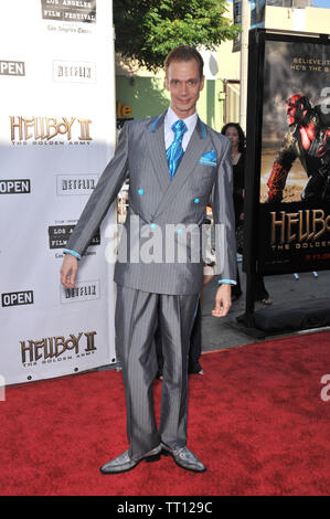LOS ANGELES, CA. June 28, 2008: Doug Jones at the world premiere of 'Hellboy II The Golden Army' at Mann Village Theatre, Westwood. © 2008 Paul Smith / Featureflash Stock Photo