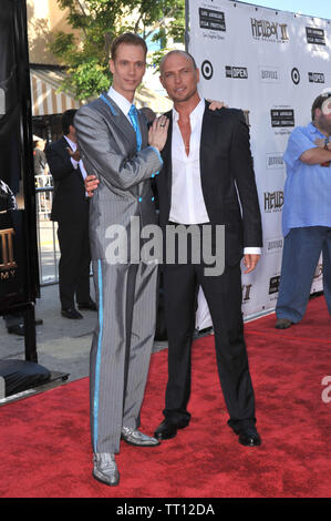 LOS ANGELES, CA. June 28, 2008: Doug Jones (left) & Luke Goss at the world premiere of 'Hellboy II The Golden Army' at Mann Village Theatre, Westwood. © 2008 Paul Smith / Featureflash Stock Photo