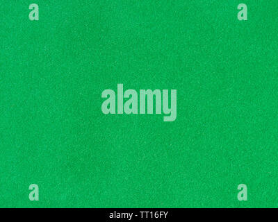 background from green velvet flock paper close up Stock Photo
